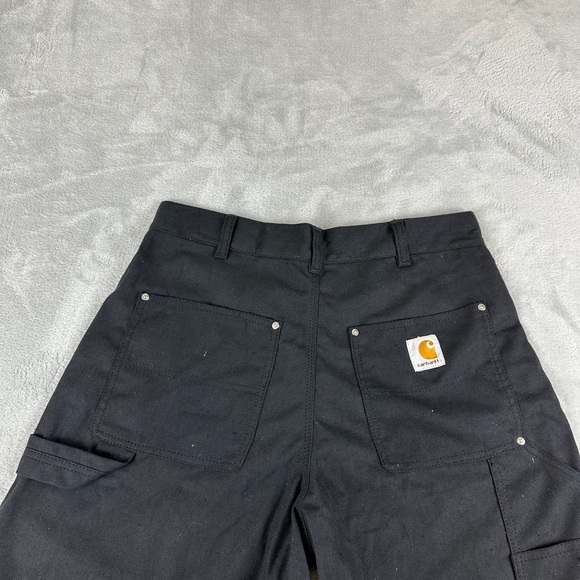 Carhartt Rework Double Knee Black Shorts Men's Size 32 W REFER TO MEASUREMENTS - Picture 9 of 15